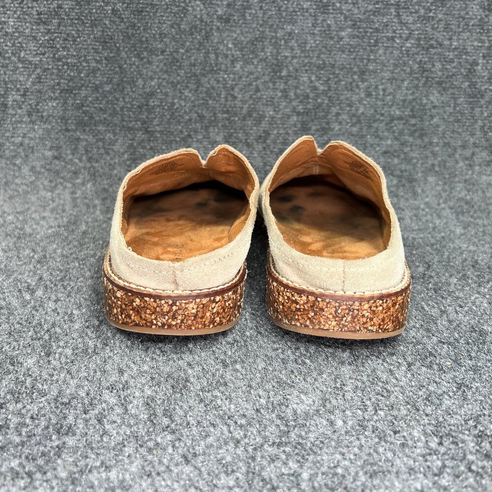 Lucky Brand Tamala Clogs Women's Size 10 Tan Suded Slip On Comfort Shoes Sneaker - Picture 5 of 11